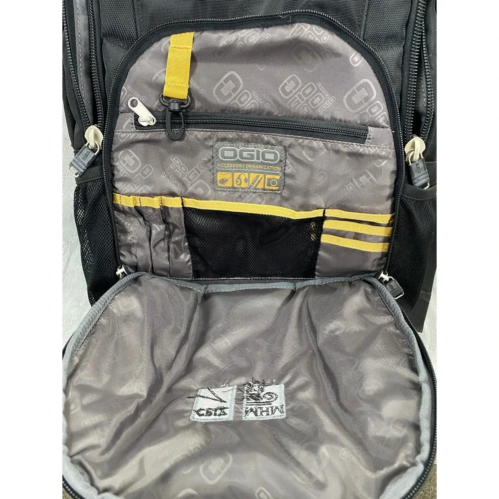 Ogio Airflow Axle Laptop Multi Pocket Bolt Pack Backpack Black Travel Motorcycle
